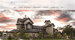 Desktop Screenshot of catholicsteamboat.com