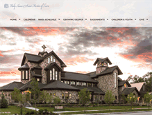 Tablet Screenshot of catholicsteamboat.com